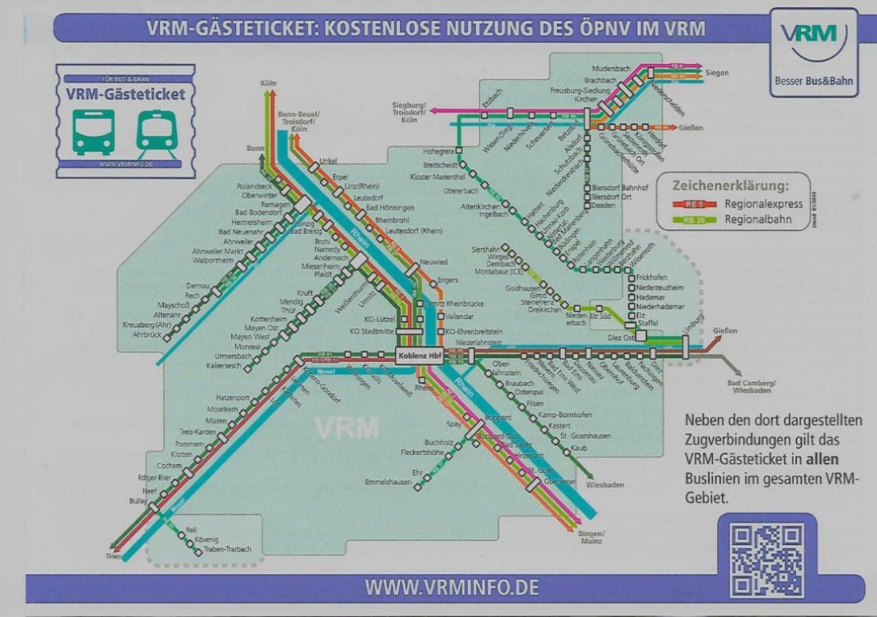 Apartamento Haus Der Rosen Boppard Exterior foto